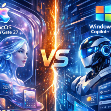 macOS Golden Gate 27 против Windows 11 Copilot+ PC: Битва титанов 2026 года